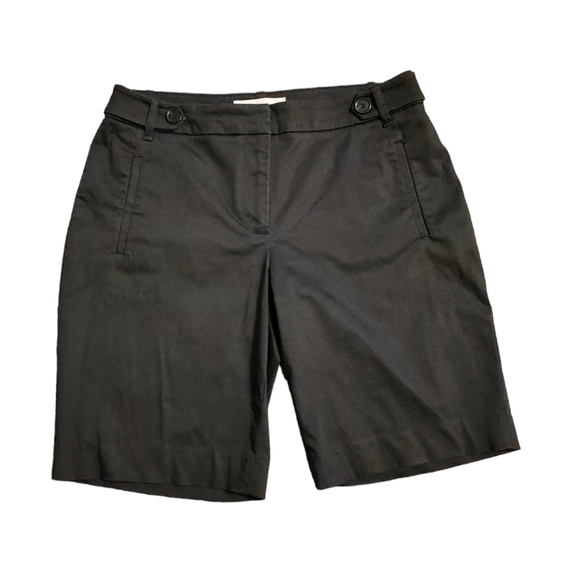 LOFT size 6 black shorts cotton and spandex - Picture 1 of 7